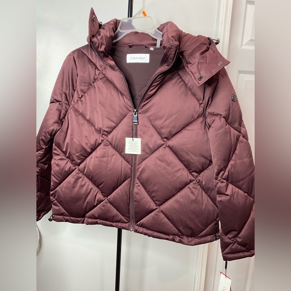 Calvin Klein Stretch Diamond Quilted puffer Jacket - Picture 2 of 7